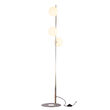 Lampadar modern alama abajururi sticla opal 3xG9/60W Feme 1939 Jupiter